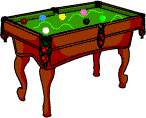 A snooker table
