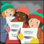Christmas carol singers