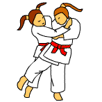A judo demonstration
