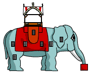 An elephant-shaped building
