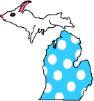 The upper peninsula of Michigan looks like a rabbit