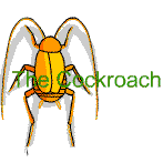 A labelled cockroach.