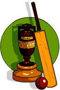 The Ashes, a cricket bat and ball
