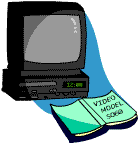 A video and television with an instruction manual