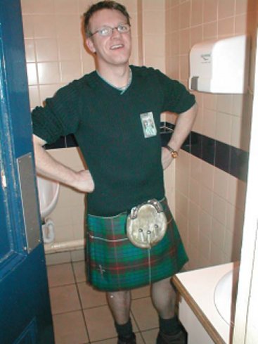 Generic picture of a drunken SRG researcher in a kilt
