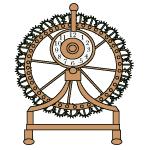 An old mechanical clock.