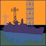 A shipyard