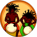 Two drummers drumming