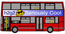 Adverts on a bus