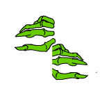 A green slimey monster