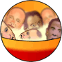 heads in cereal bowl