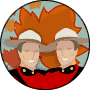 Two Mounties and a maple leaf