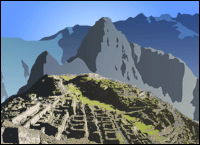 A view of Macchu Picchu
