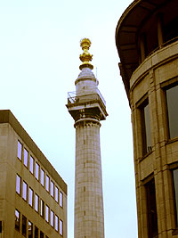 The Monument in London.
