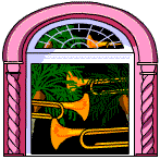 Slide trombones through a window