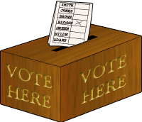 Ballot box.