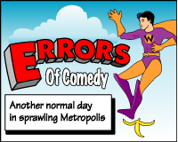 'Errors of Comedy' Graphic by Lentilla