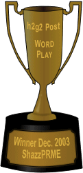 Wordplay Trophy by Wotchit
