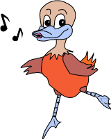 A whistling duck