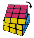 B5421443 Rubik's Cube U Move