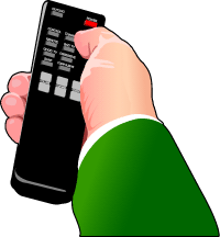 A remote control.