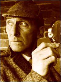 Peter Cushing as Sherlock Holmes