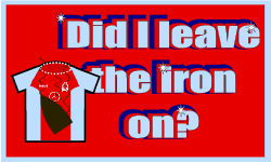 Did I Leave The <br/>
<br/>
Iron On? by Greebo T Cat