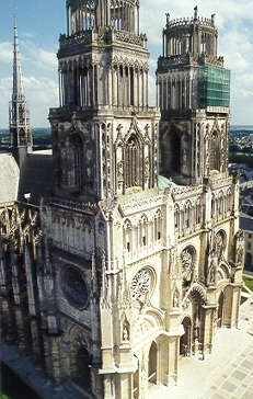 Orleans Cathedral from an unusual angle