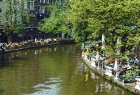 Cafes along the Oude Gracht