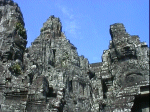 The Bayon from a distance.