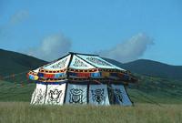 A Tibetan Nomadic Tent.