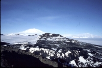Mount Erebus (left) and Mount Terror (right)
