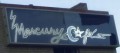 The Mercury Cafe's street sign