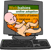 A baby on the Internet