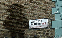 On Windsor Gardens road